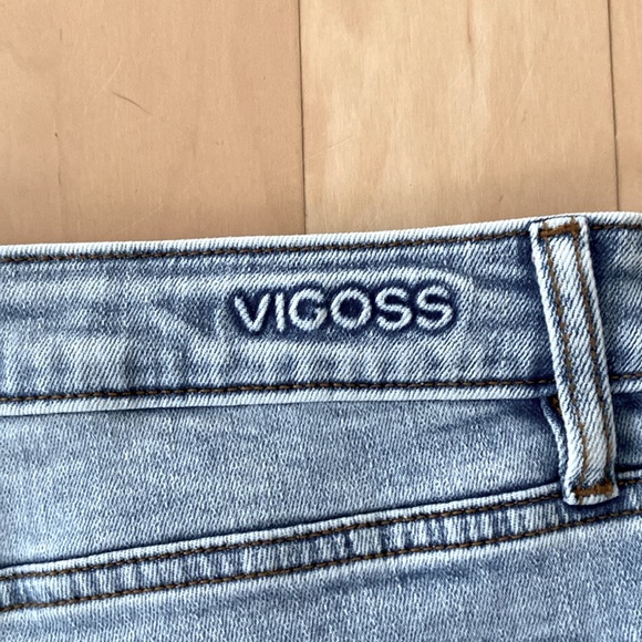 VIGOSS HIGH RISE ACE SKINNY JEANS in LIGHT WASH SZ 14/32 - Picture 12 of 13